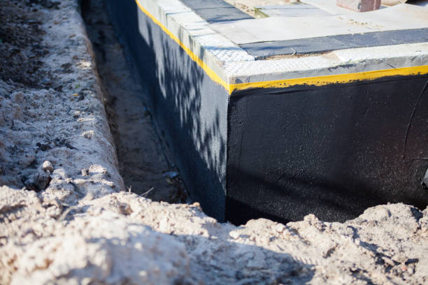 Professional Waterproofing technician working in Lockbourne, OH